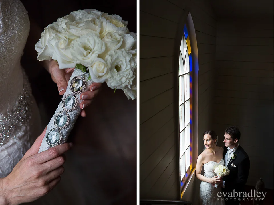 Wedding at The Old Church, Meeanee, Napier.