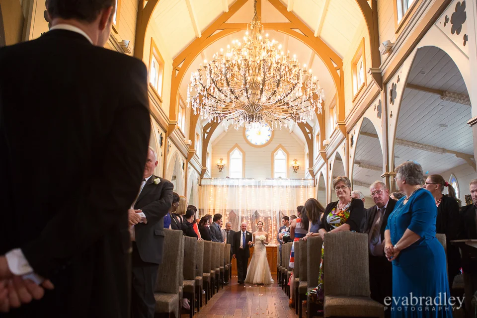 Wedding at The Old Church, Meeanee, Napier.