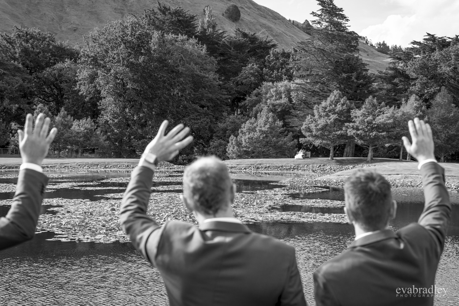 waving craggy range wedding photography