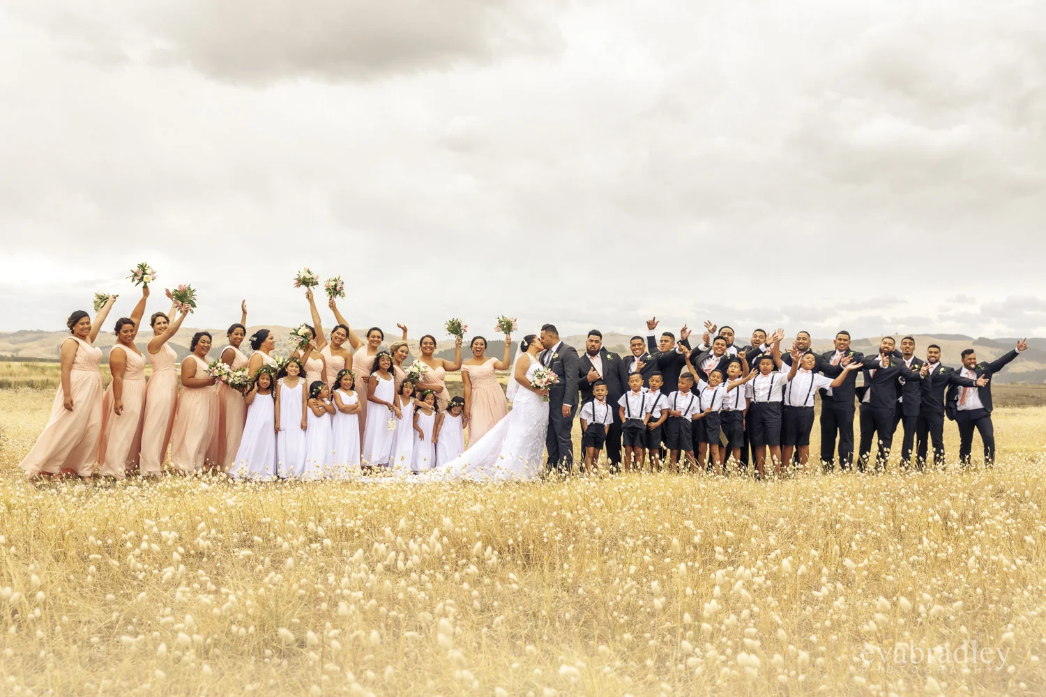 large-bridal-parties-nz-weddings