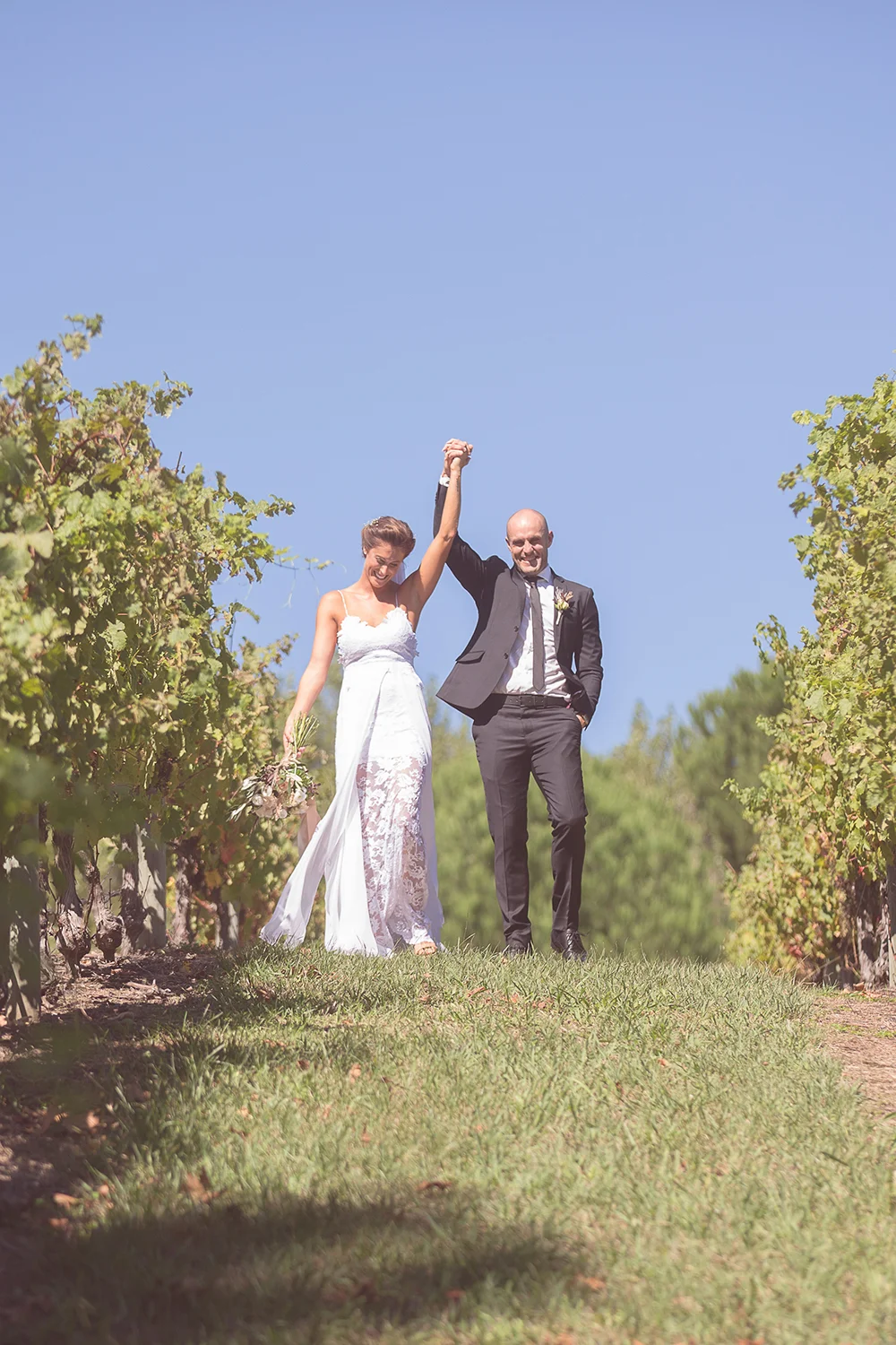 Getting hitched outside the box - Black Barn Market wedding