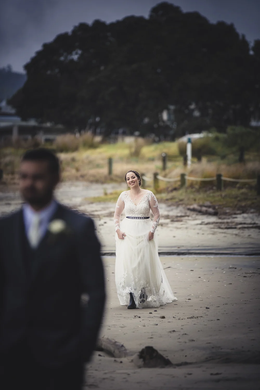 BLAIRE & KHAN - Waihi Beach winter wedding
