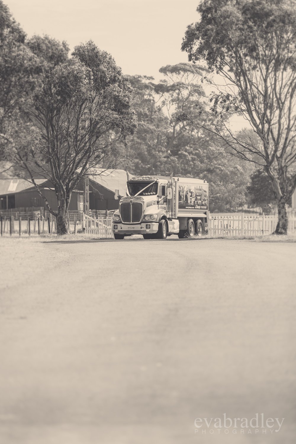 bride arriving in truck nz