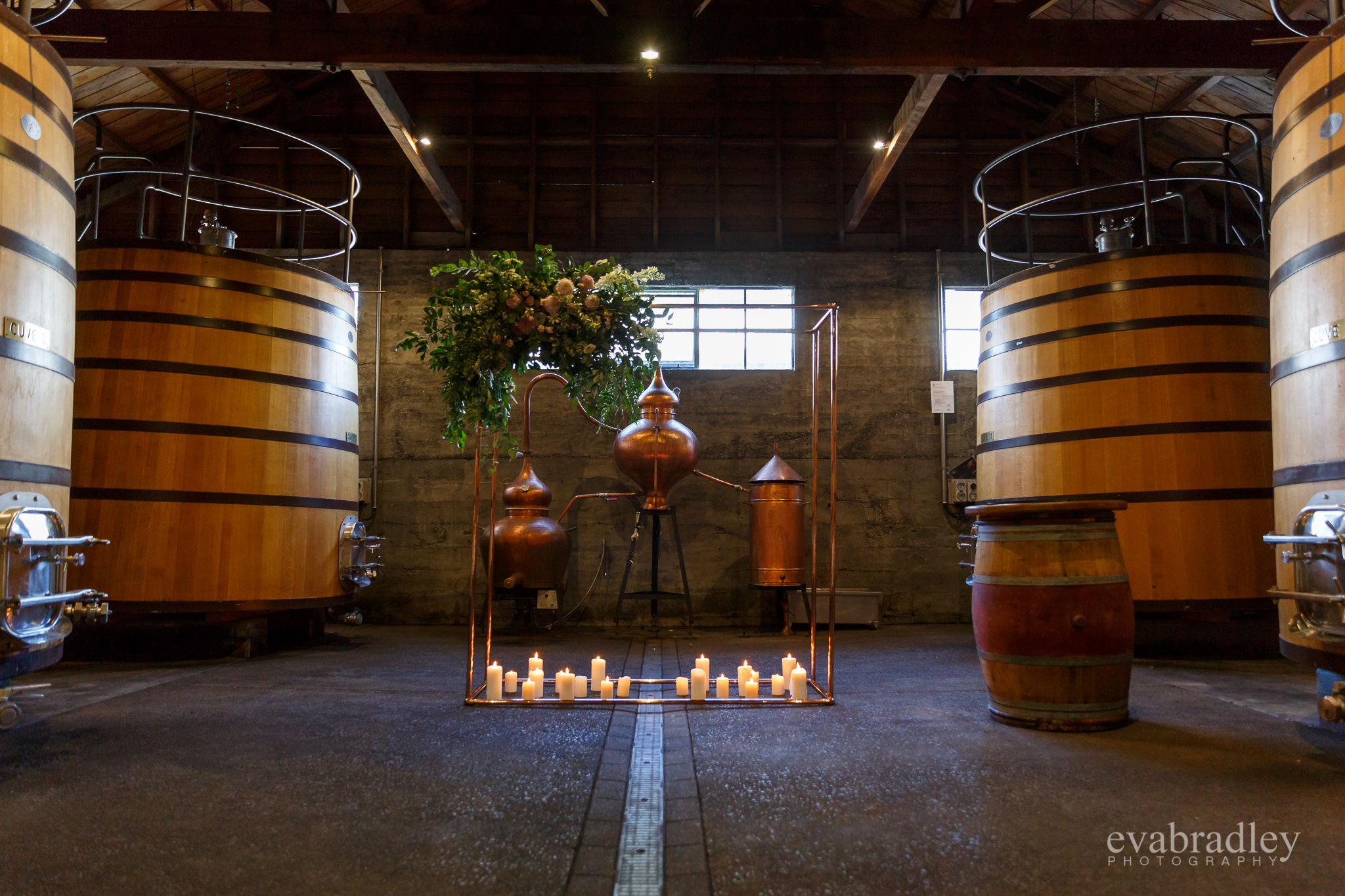church road winery cuve room