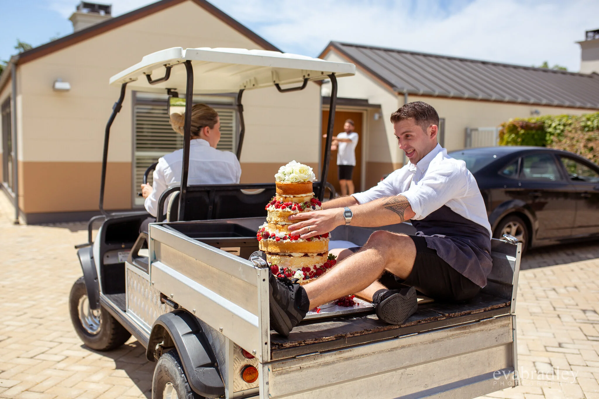 fresh cream sponge berry wedding cake