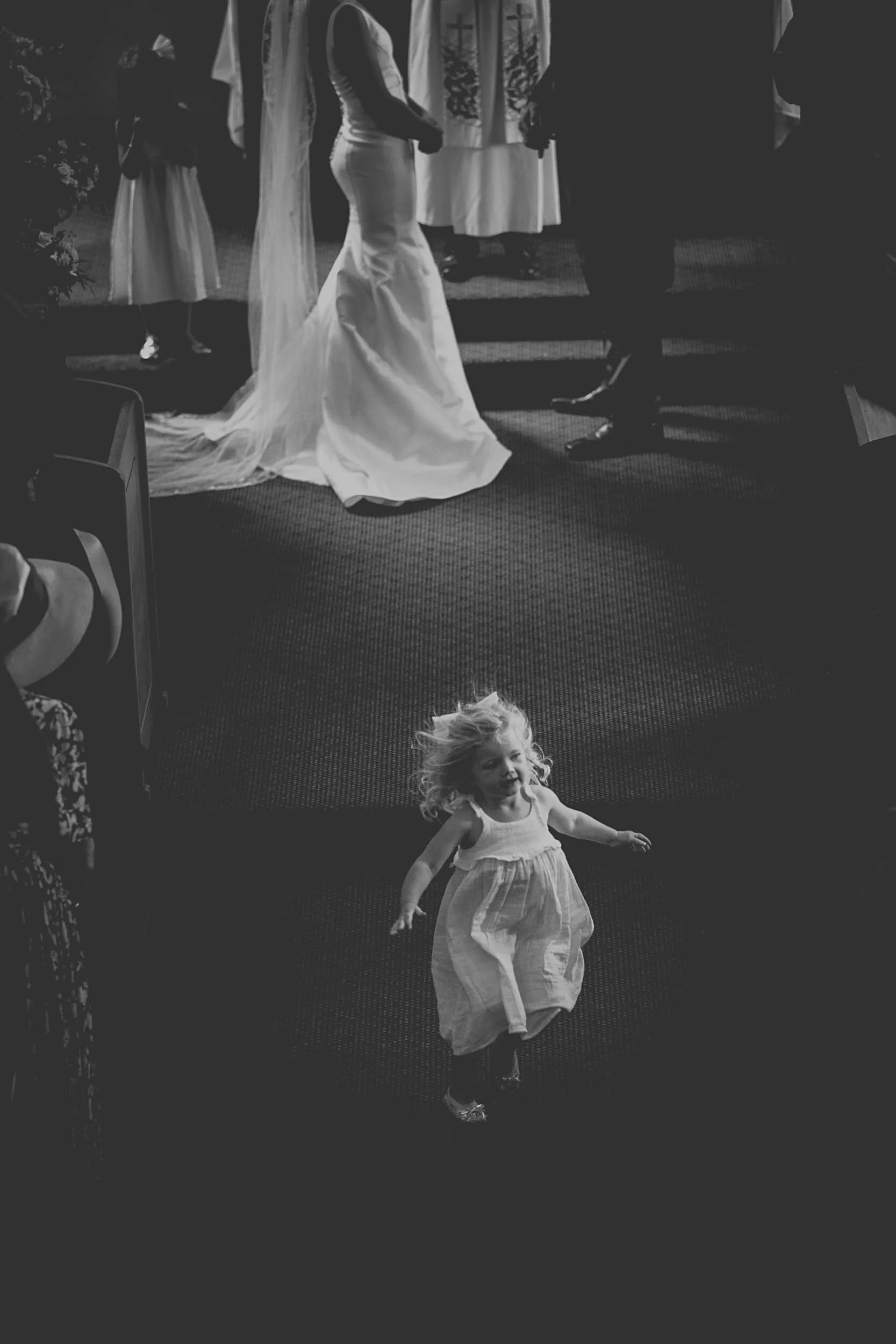 flower girl at hawkes bay wedding venues