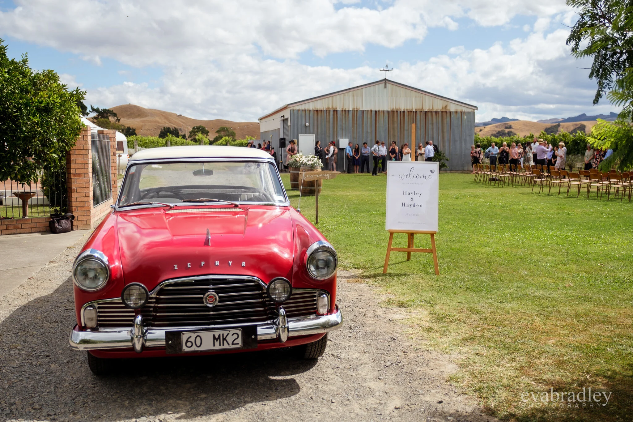bay view backyard DIY wedding