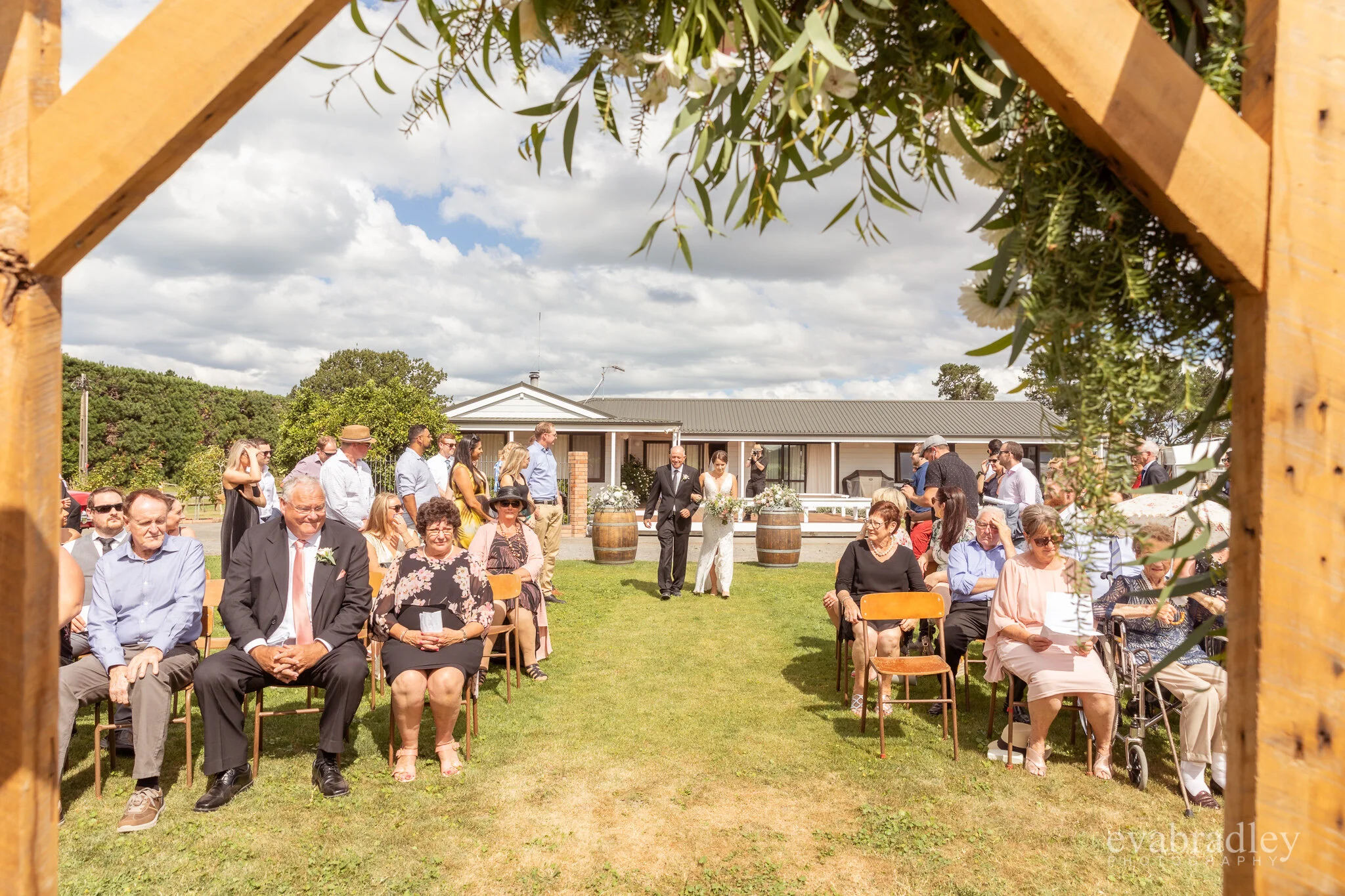 hawkes bay backyard DIY wedding venue