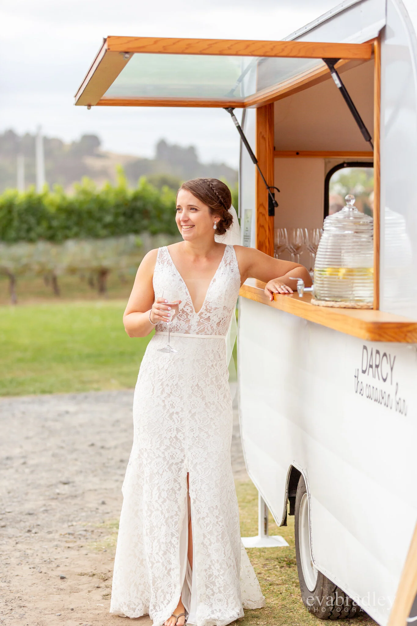 Darcy the caravan bar at hawkes bay weddings