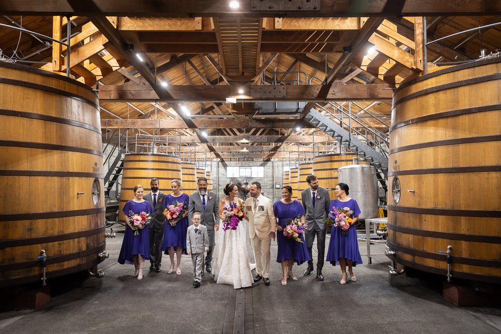 bridal-party-at-real-church-road-winery-weddng-nz