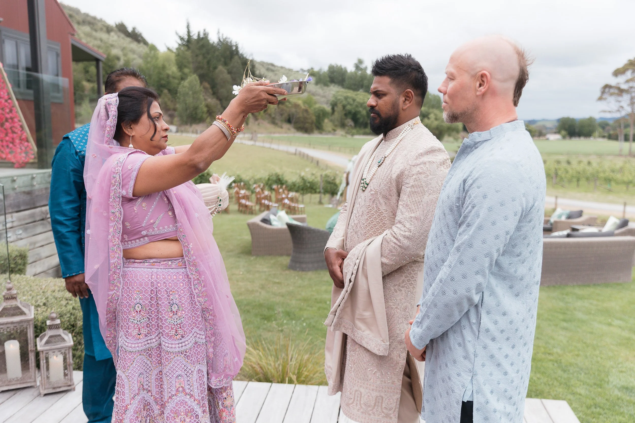 baarat-ceremony-at-small-indian-wedding-in-hawkes-bay