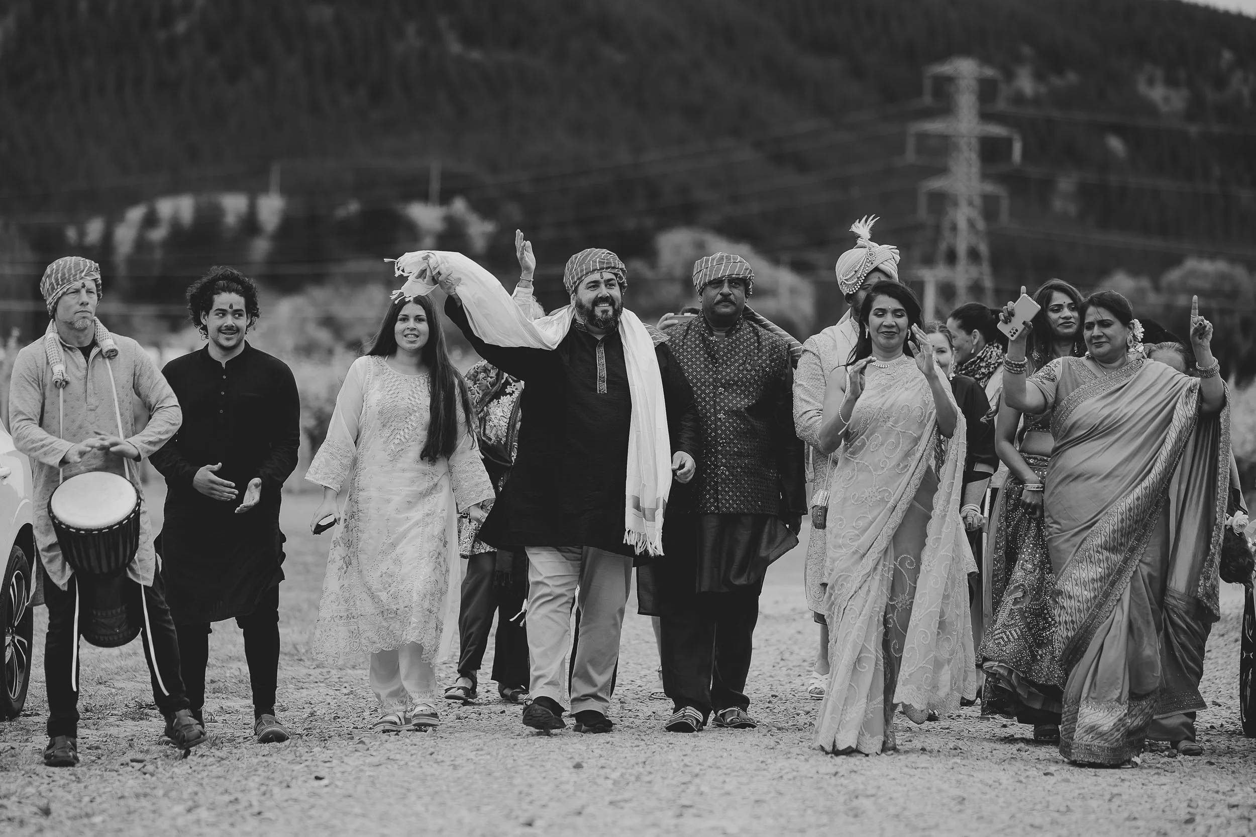 Baraat-ceremony-at-hawkes-bay-indian-wedding
