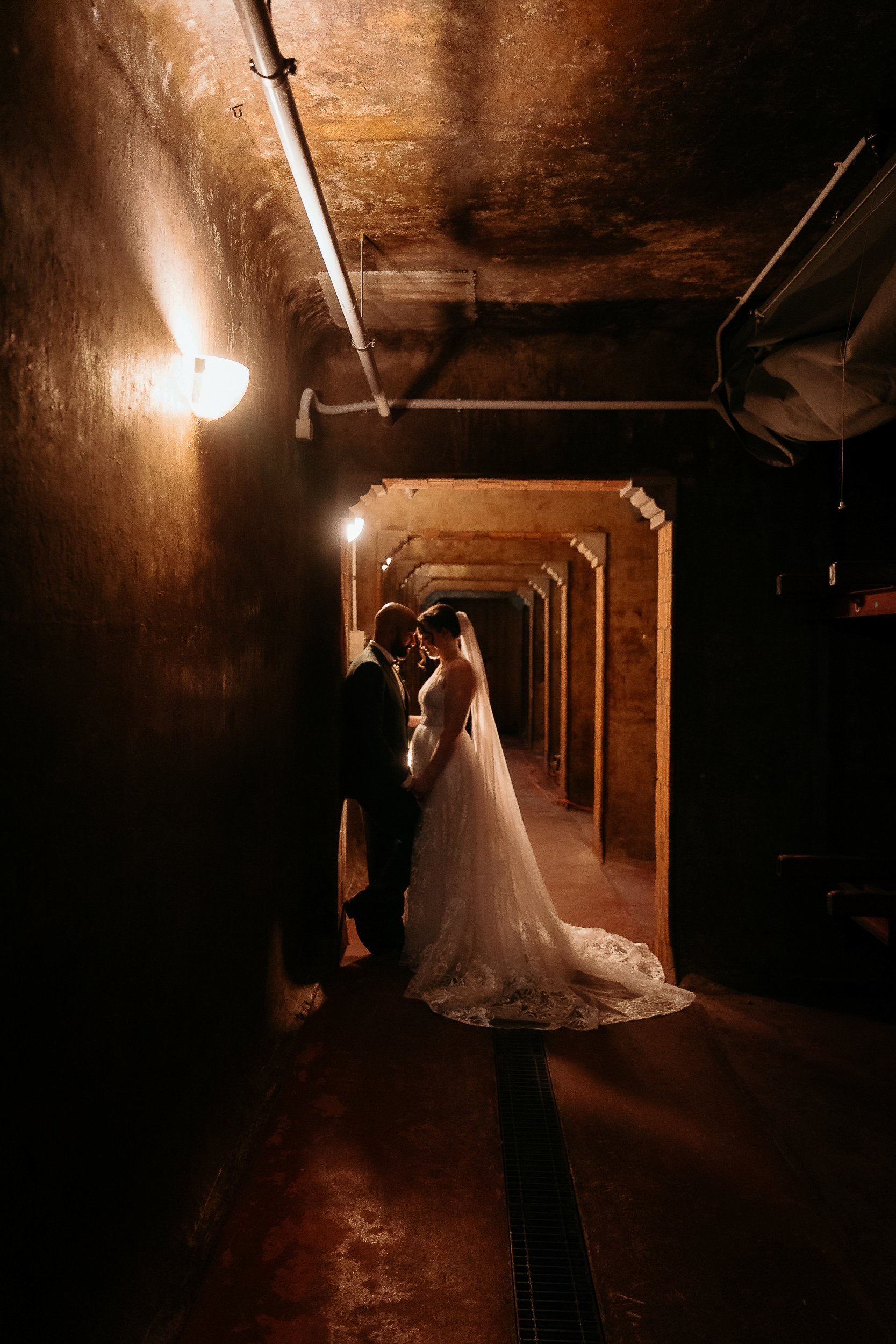 bride-and-groom-in-cellar-hawkes-bay-wedding-venues