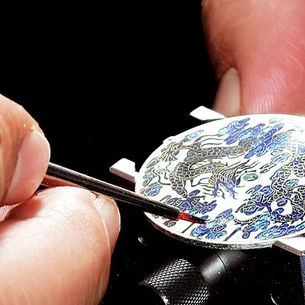 Enamel Dials by Artist Xiong Songtao