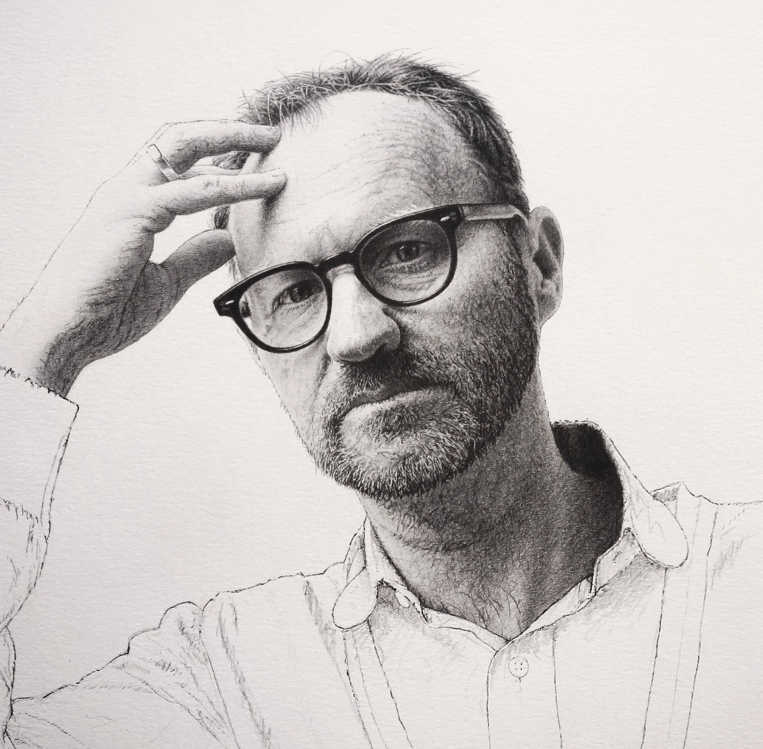 Mark Gatiss (Preparatory study)