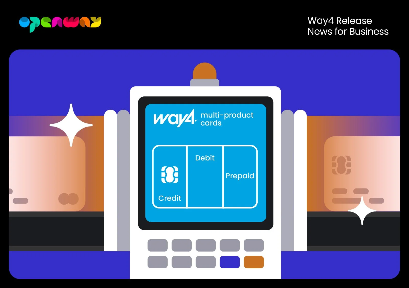 Way4 multi-product cards and web services — OpenWay Group official website