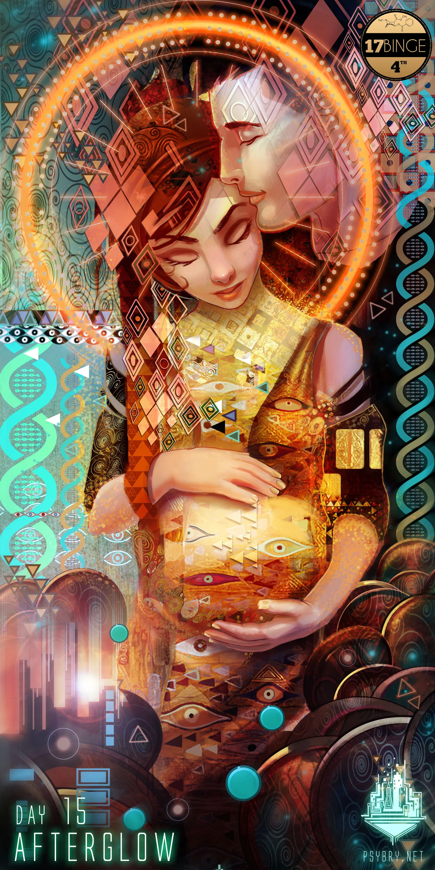  In hopes that I don't get too long winded; Last week, during my binge and right before what I had planned to be an excellent come-up on LSD, my partner called me and told me that she is pregnant with my child. At the sound of her crying words, muffled by phone static and the 300 miles which separate us, I experienced the most sobering feeling of my life. I felt no fear and for a moment, a rushing calm swept though my entire body like liquid Drum&Bass after a rigorous night of dancing. A month ago, becoming a father would have been unthinkable and terrifying. Though after this Year's Binge I have deeply reflected upon all my experiences with electronic music, clubs, festivals, raves, renegades, after-parties, and undegrounds. I have discovered that electronic music has forged me for this very moment. Electronic music has cut truth into my skin, shown me that nothing is in control and no one is ready. Dancing in front of massive sound systems has shown me the truest form of the present and what is truly sacred. And on my many rides home over the Bay Bridge, when the dancing done and drugs have beaded from my pores, I realize that a sunrise is truly something to live for. I really have no words to wrap this project up in a concise Hollywood manner. I just feel its time I move away from the drugs and the party scenes. I feel motivated to take my art into different realms and apply it to different technologies. I will most certainly share these stories and teachings to my child and maybe even take them to Desert Hearts one day. In the meantime, I hope the 2017 Binge will bring at least a moment of joy and inspiration to you all in a world of perpetual misunderstanding. That whatever path you take, you find clarity in your music, community, and passion. Thank you all for your support. -Brian (Pixel-Pusha) Pollett 