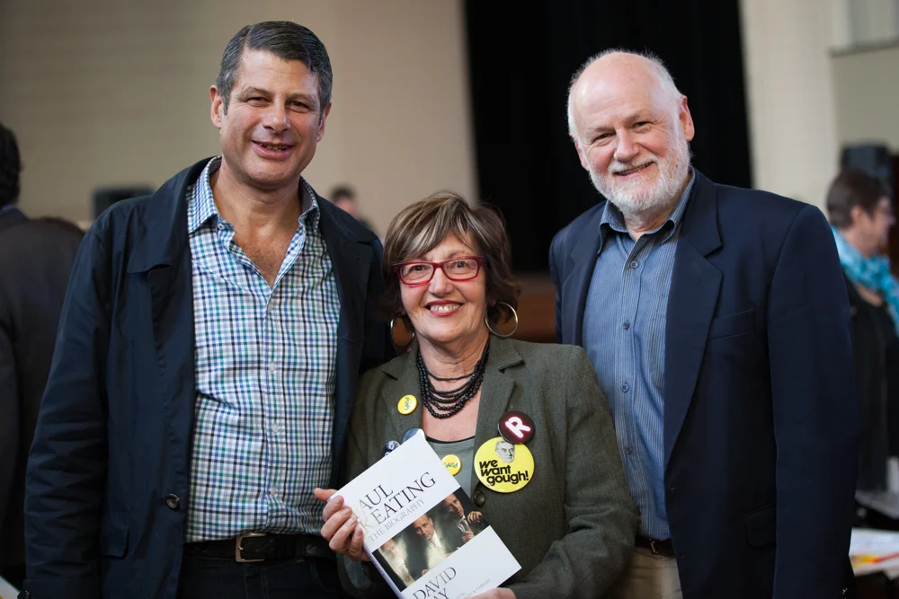 With Steve Bracks and Angela Altair, President of the Willy Lit Fest. 