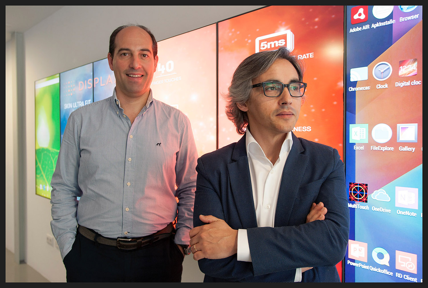 Miguel Fonseca e Miguel Oliveira, da empresa EDIGMA , Braga.