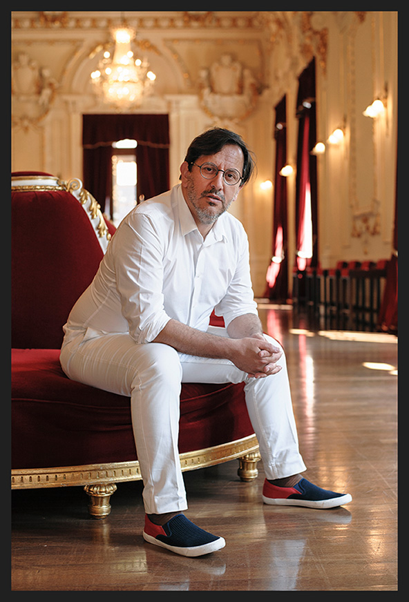 Paulo Brandão no Salão Nobre do Theatro Circo , Braga.