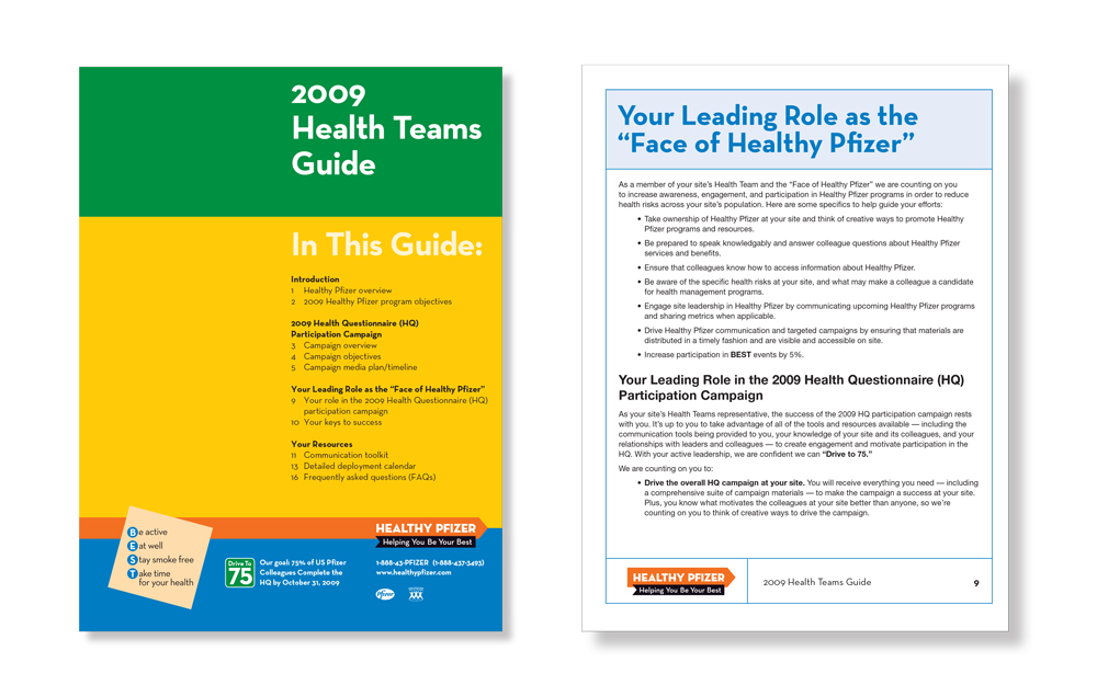 Pfizer - Employee Health Guide