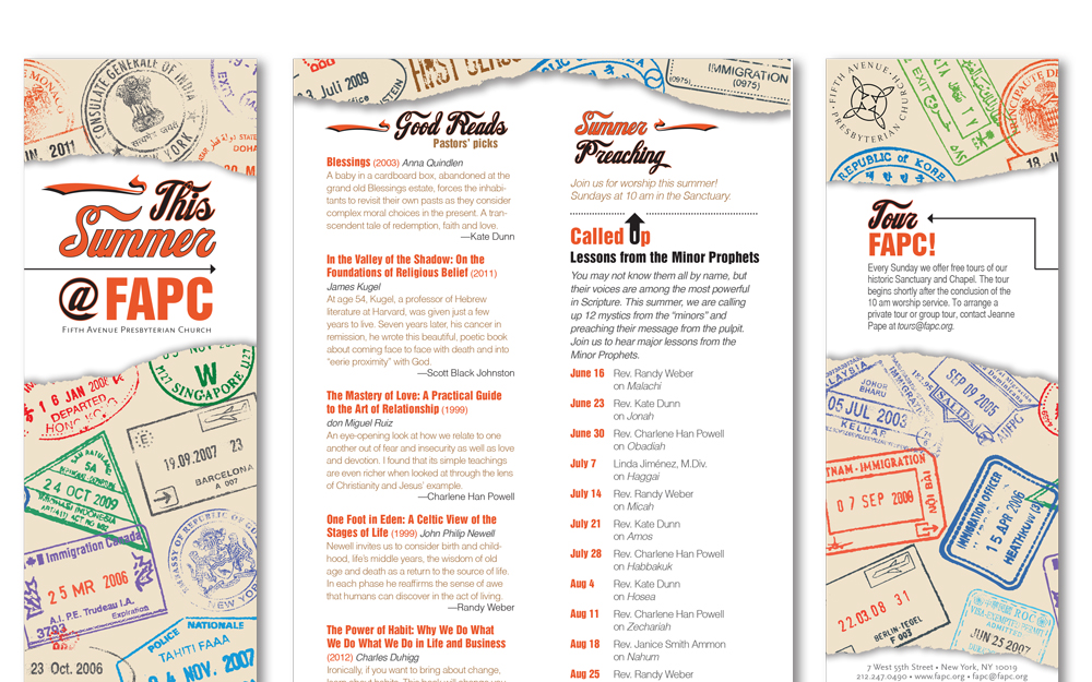 FAPC Summer Bookmark (2013)