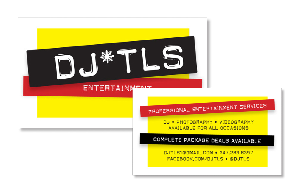 DJ TLS Entertainment - Business Card