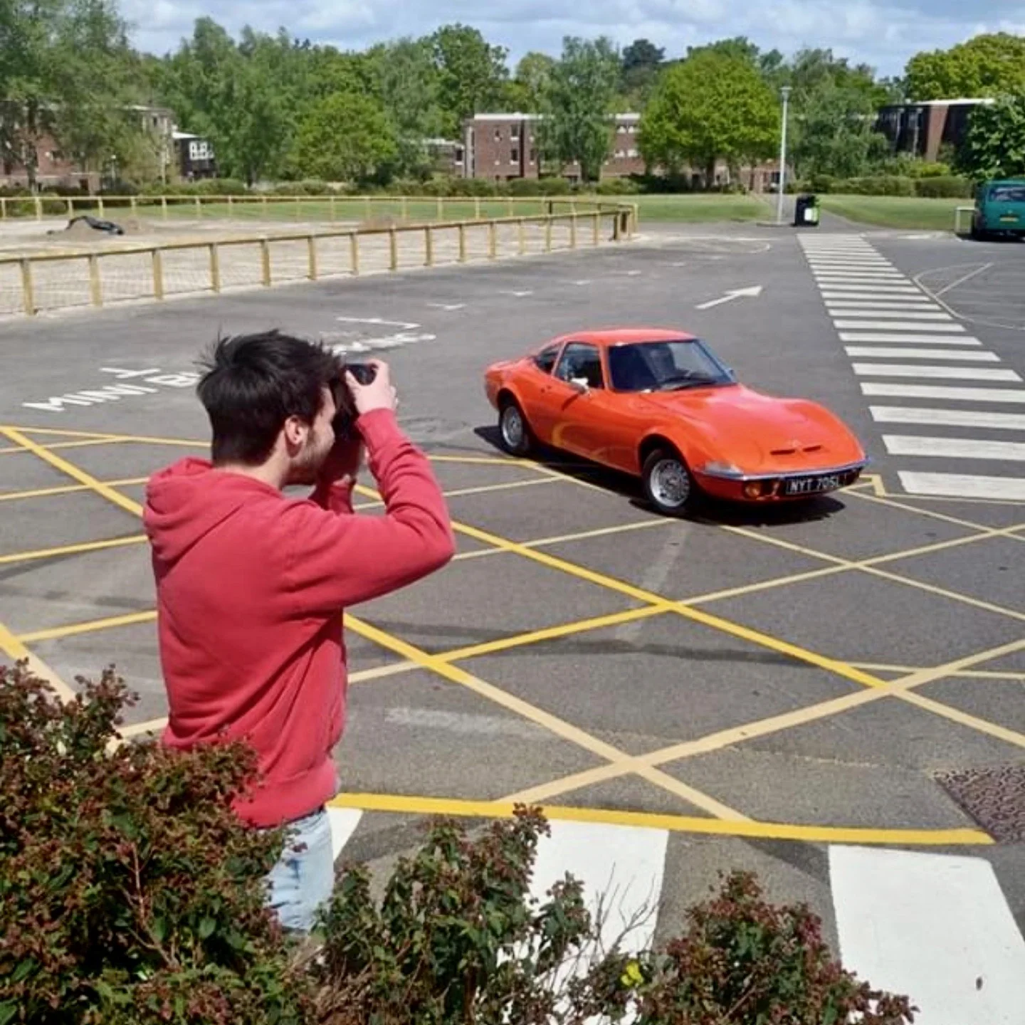 Nice little behinds the scenes pic from Josh. We didn’t like the final pic in the end, but it made me think about what would
