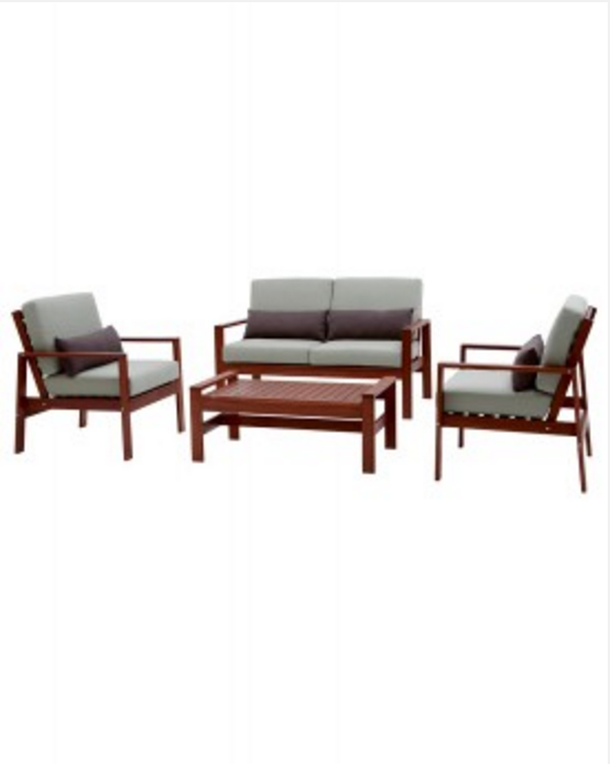 Del Terra Bradley 4 Piece Deluxe Sofa Setting