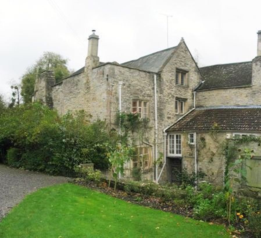 BEFORE - NEW BUILD KITCHEN EXTENSION, PILTON MANOR GRADE I LISTED BUILDING, PILTON, UK