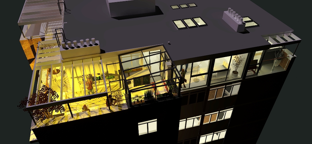 Penthouse Apartment, Camden 2017. Stage: Live Planning Application