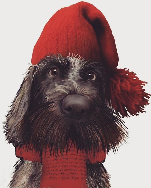 God jul fra kontorhunden Buster!
