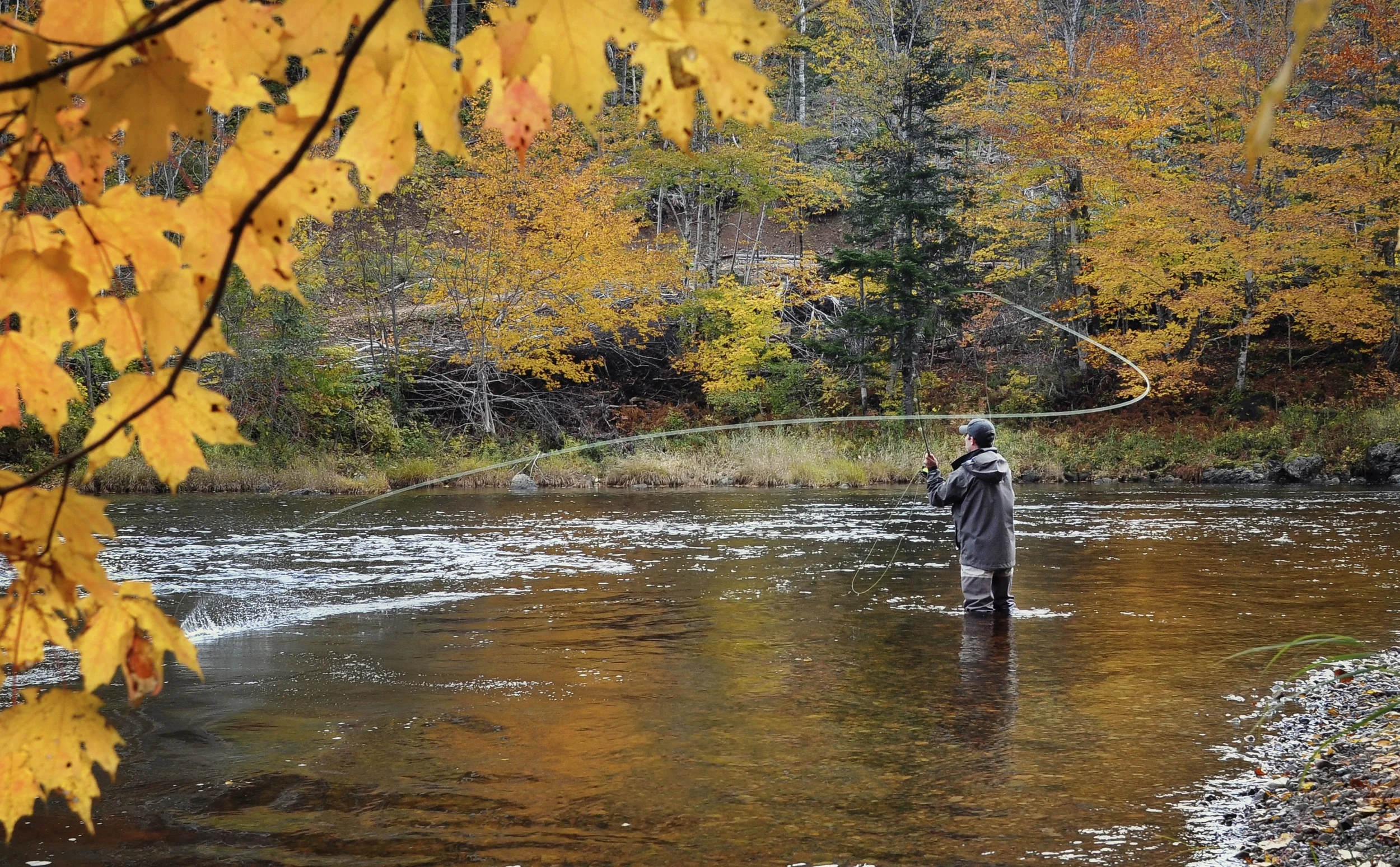 Fly fishing in the rivers of Western North Carolina