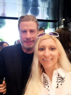 Tanja with Travolta