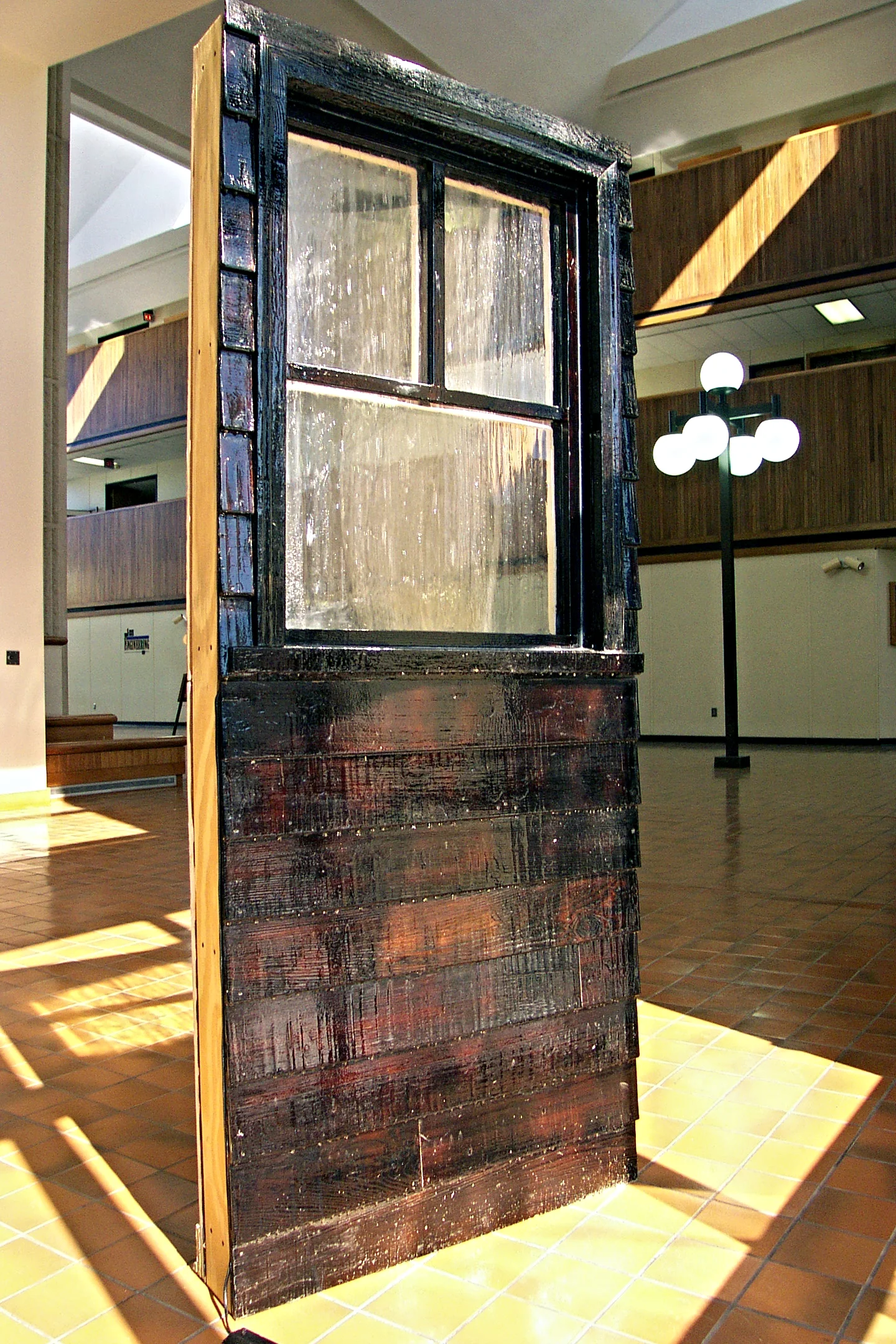 2. 30% Chance, mixed media 6'x2'x6%22 2002.jpg