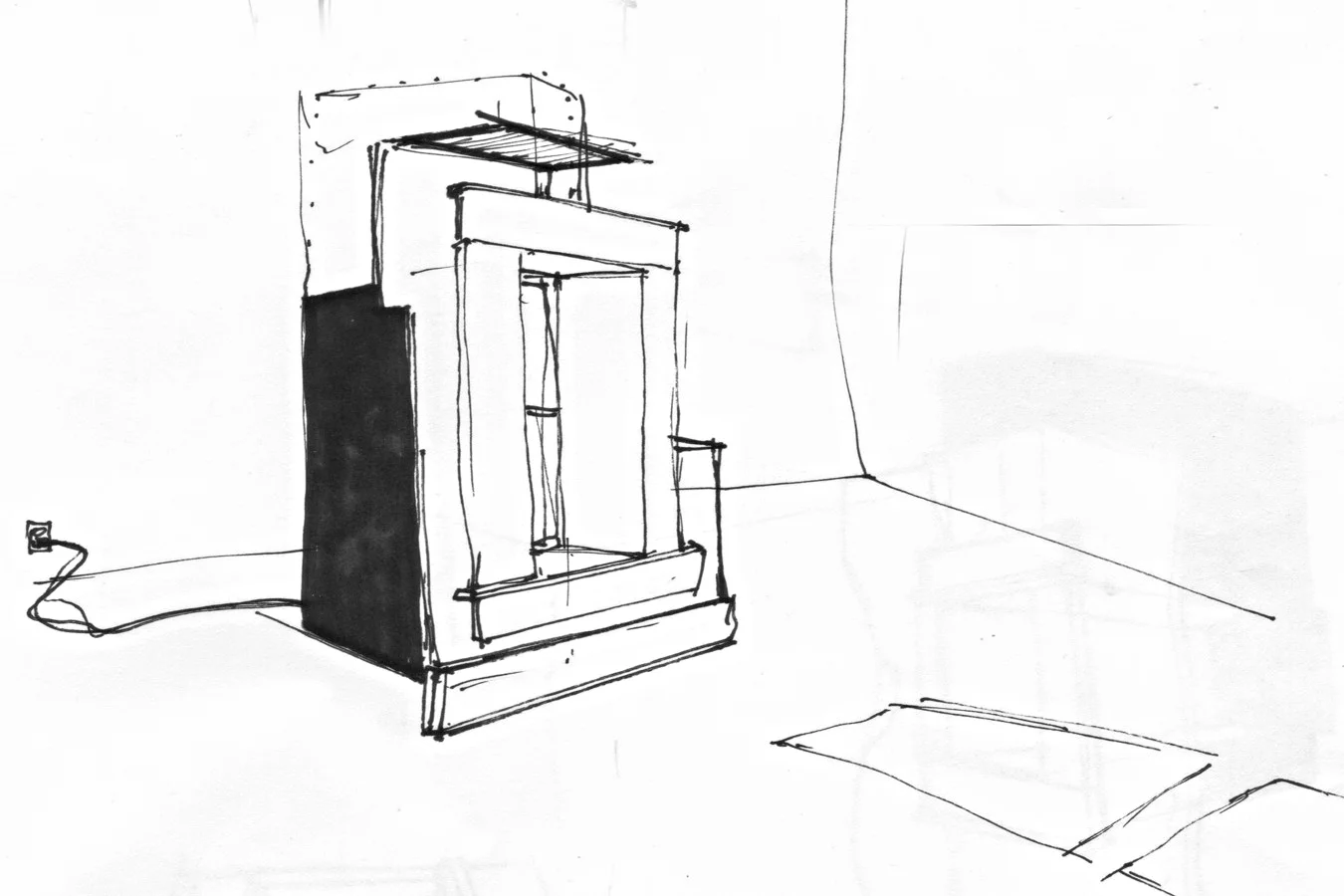 sketch idea for Light Passage