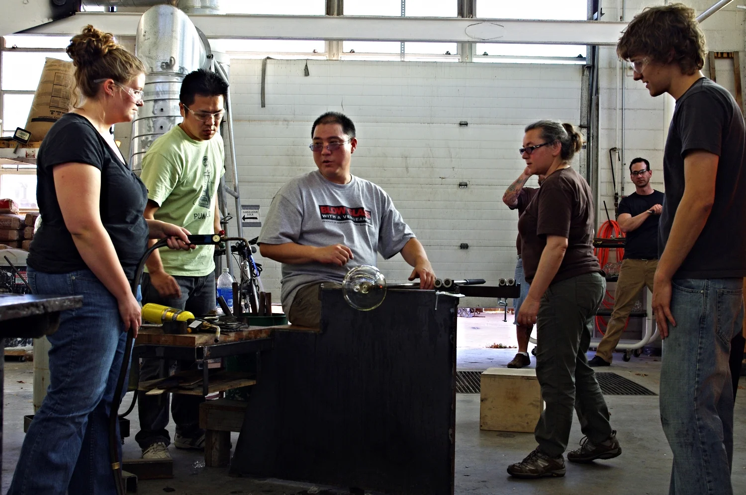visiting artists Boyd Sugiki and Lisa Zerkowitz, 2012