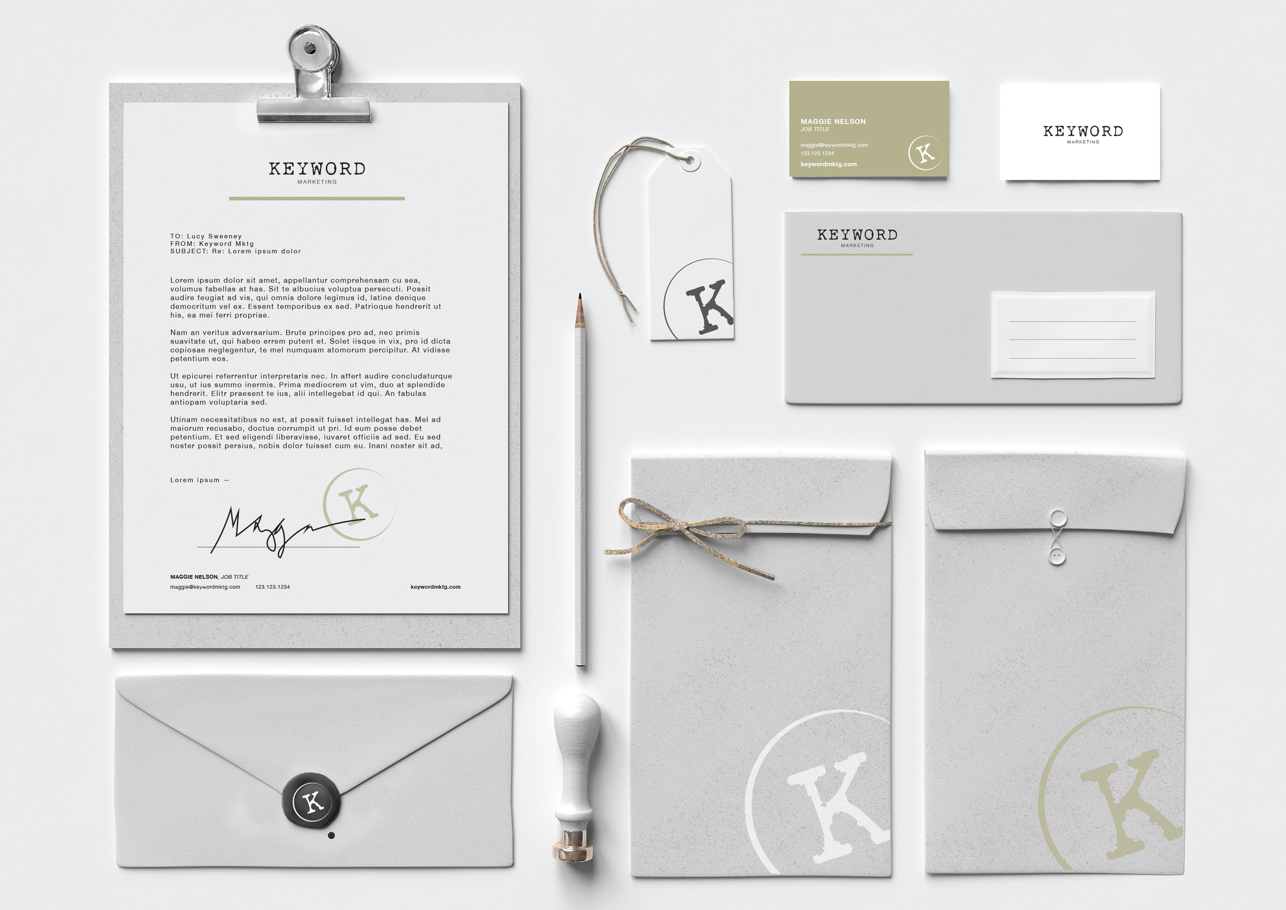 KEYWORD MARKETING, BRAND IDENTITY CONCEPT - 2015