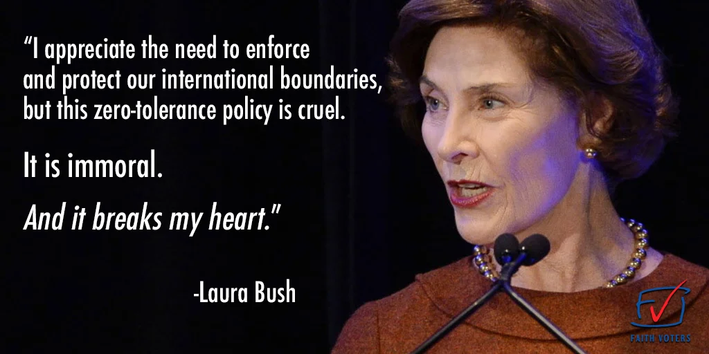 Laura Bush zero-tolerance policy