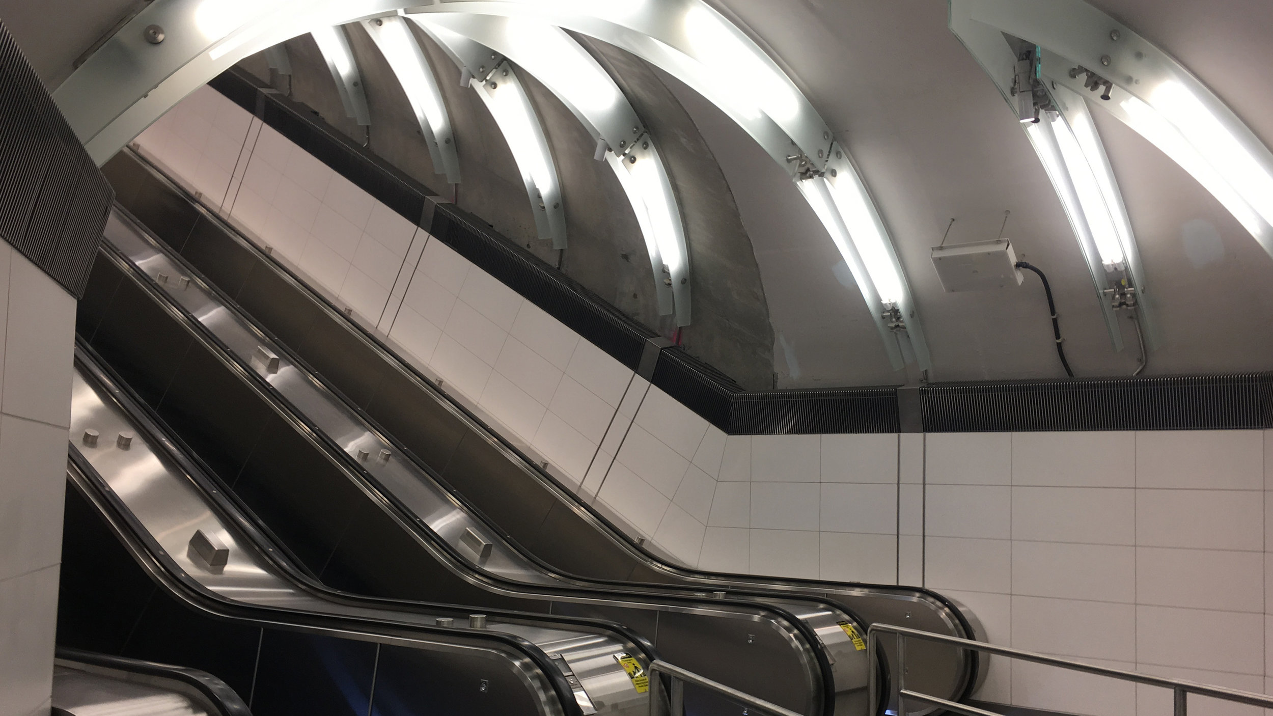 Escalator Down Into 86th Street