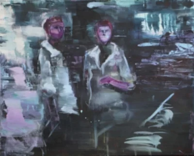 Feierabend / 2012 / Öl auf Leinwand / 62 x 100cm