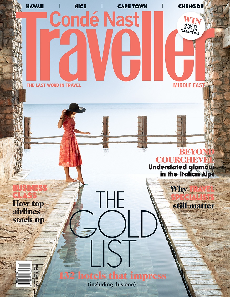 Conde Nast Traveller, Front Cover, February 2016