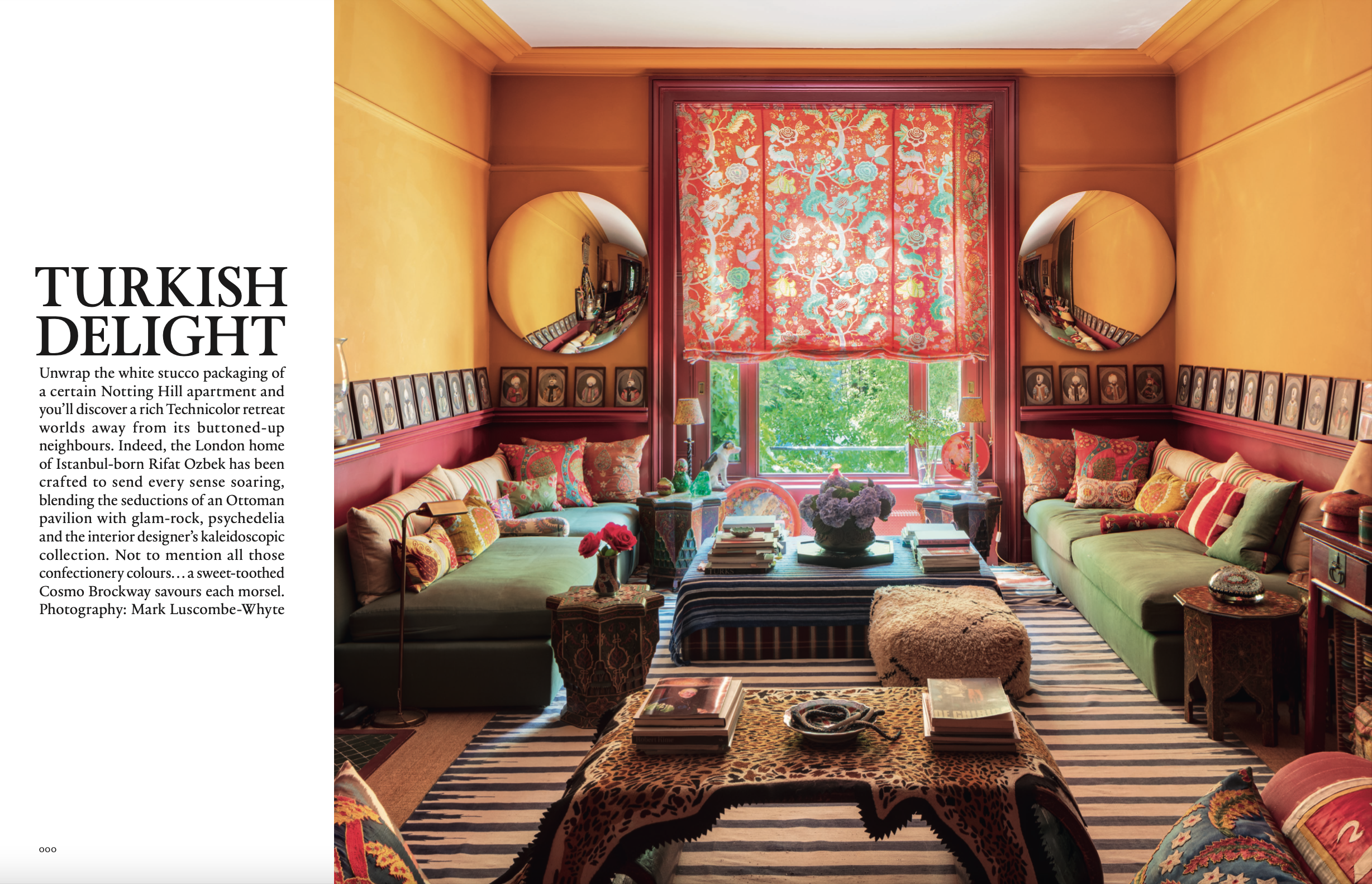 Rifat Ozbek shot for The World of Interiors, October 2023