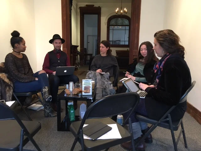 L to R, Ariane Williams, Rudolph Strelis, Asa Maria Camert, Aika Mukhambetova, and Alexa Telano