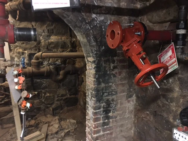 Work underway in the cellar