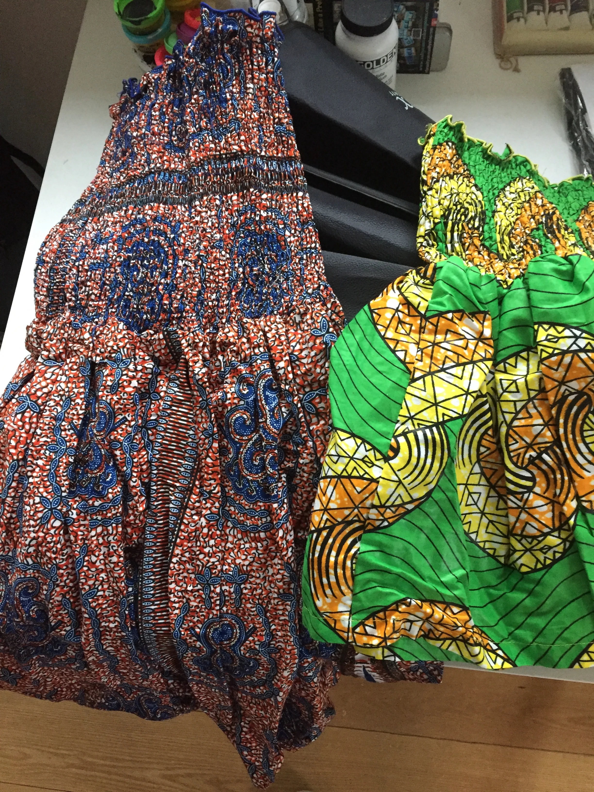 Ghanaian Sun Dresses : Rest of the text goes here. 