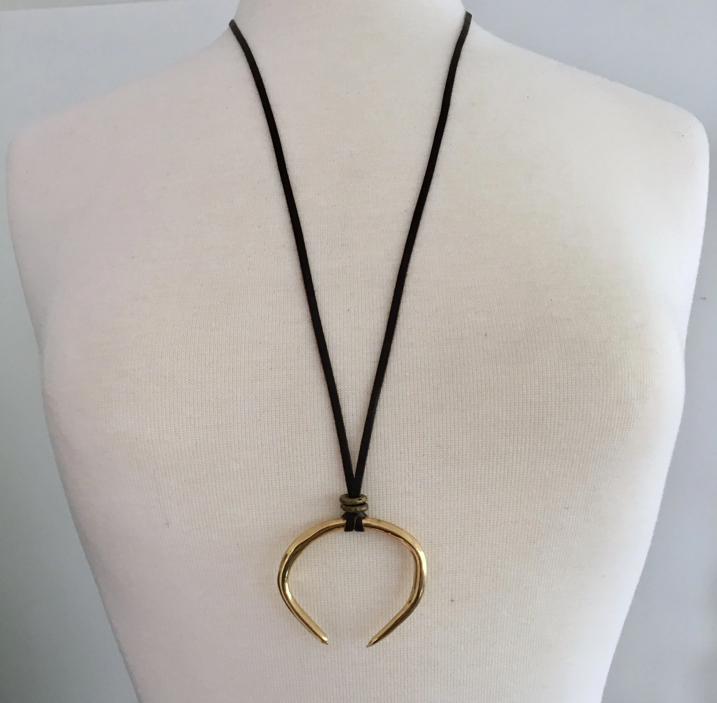 Spanish Bull Horn Necklace — susan 