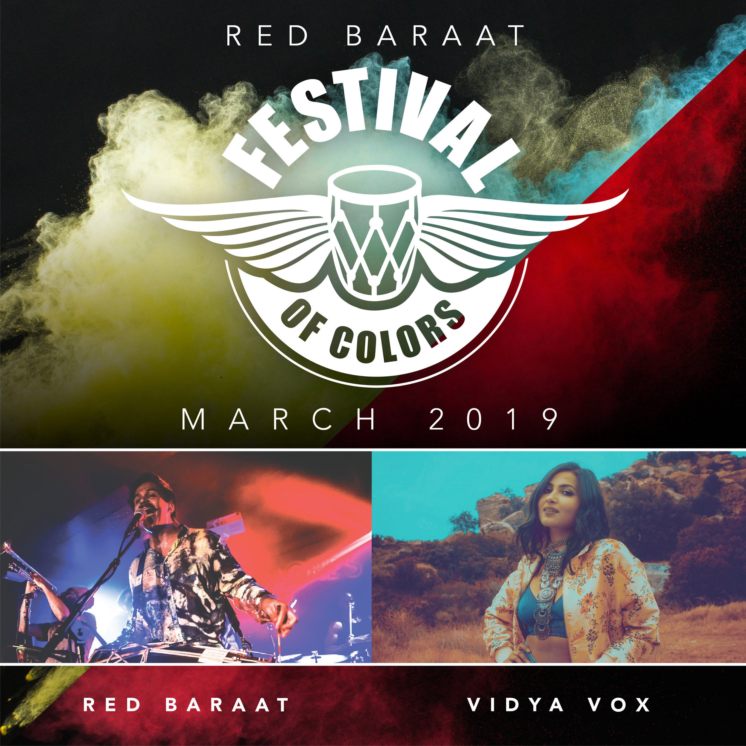 Los Angeles: Red Baraat Festival of Colors w/Vidya Vox