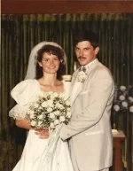 My hubby and I back in July 1988