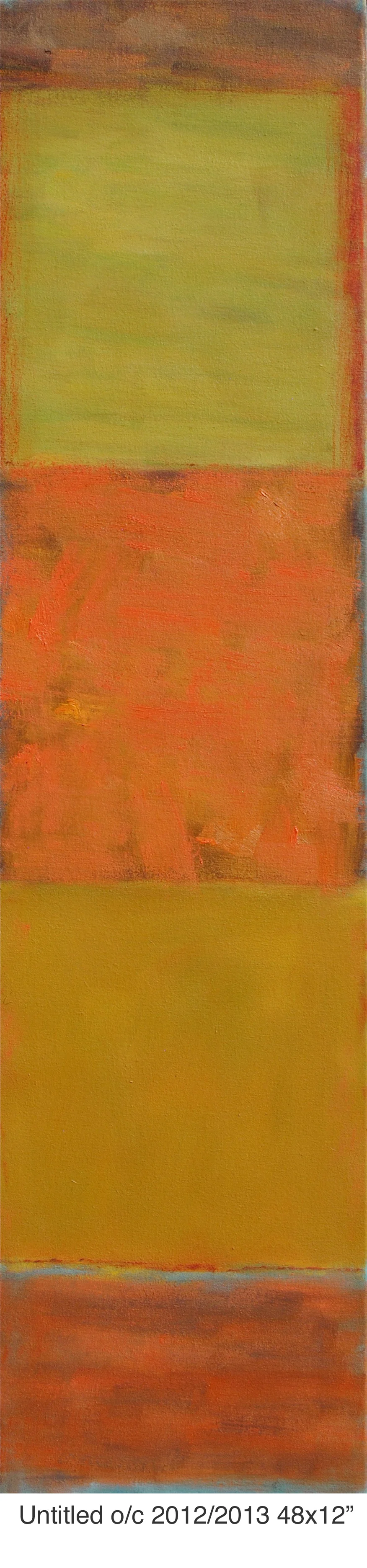 Untitled o/c 2012/2013 48x12"